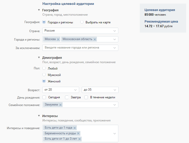 Как тестировать таргетированную рекламу ВКонтакте